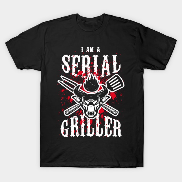 BBQ Serial Griller Barbeque T-Shirt by TEEWEB